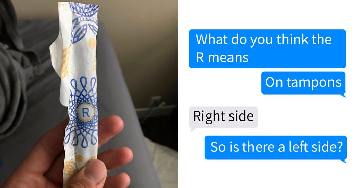 Women Are Asking Their Boyfriends If They Know What The Letters On Tampons  Mean, And Their Responses Are Hilarious | Bored Panda