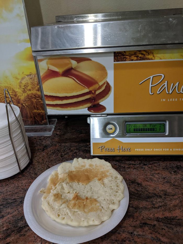 These Pancakes At My Hotel This Morning