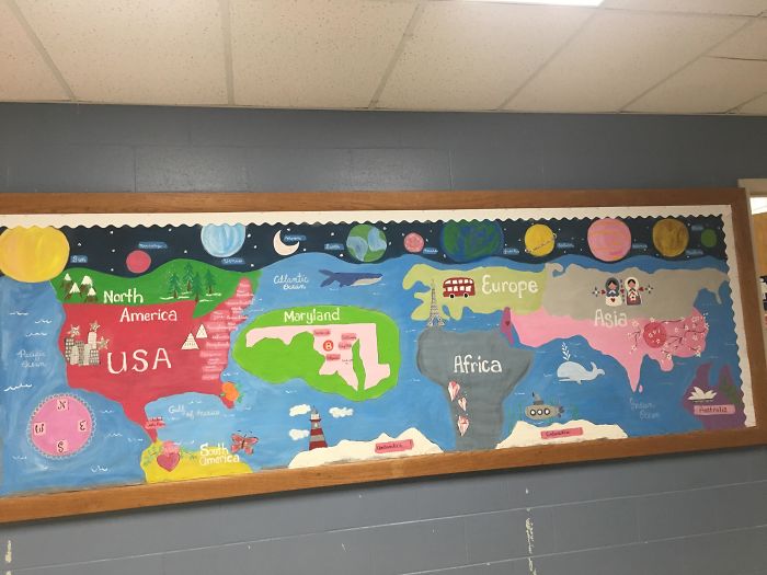 There Is So Much Wrong With This Map At My School