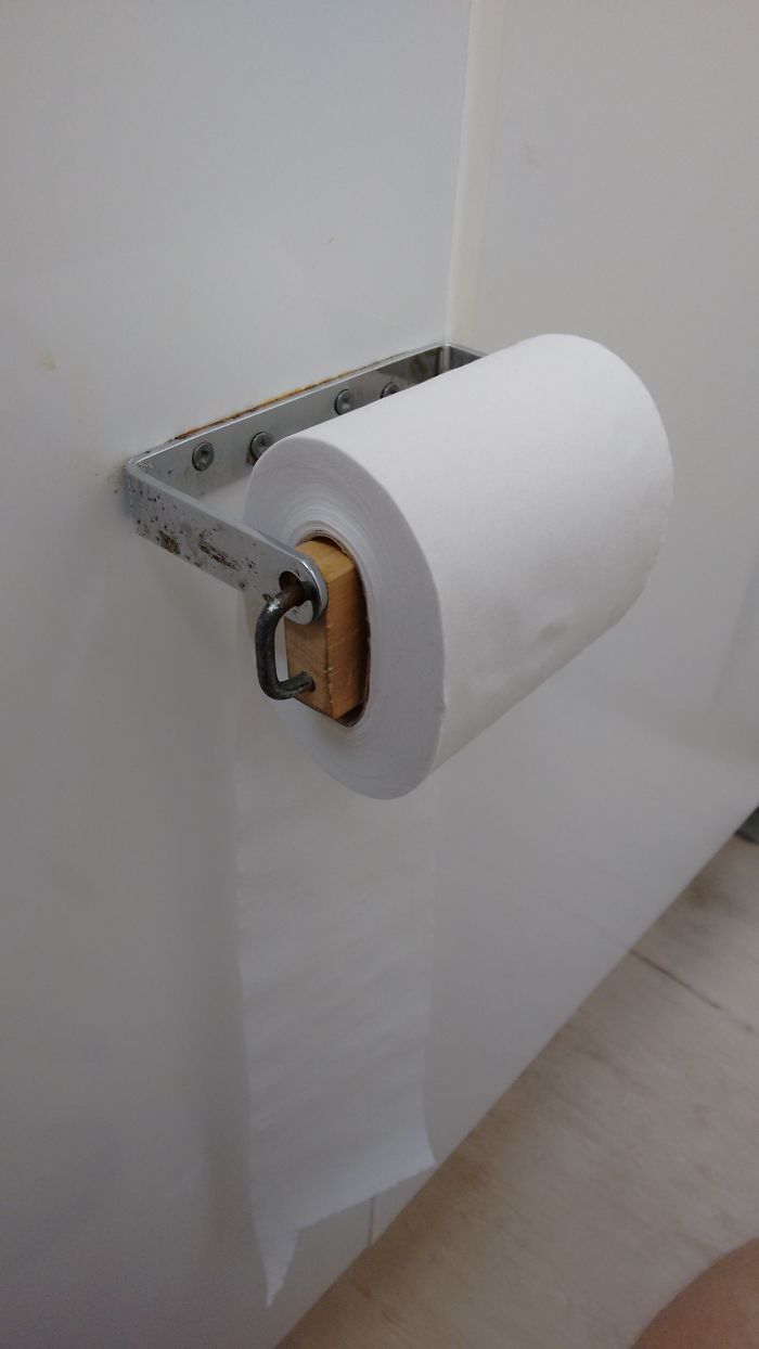 The Crappy Toilet Roll Holders At My School