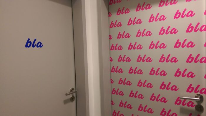 The Slightly Sexist Toilet Doors In A Restaurant In Germany