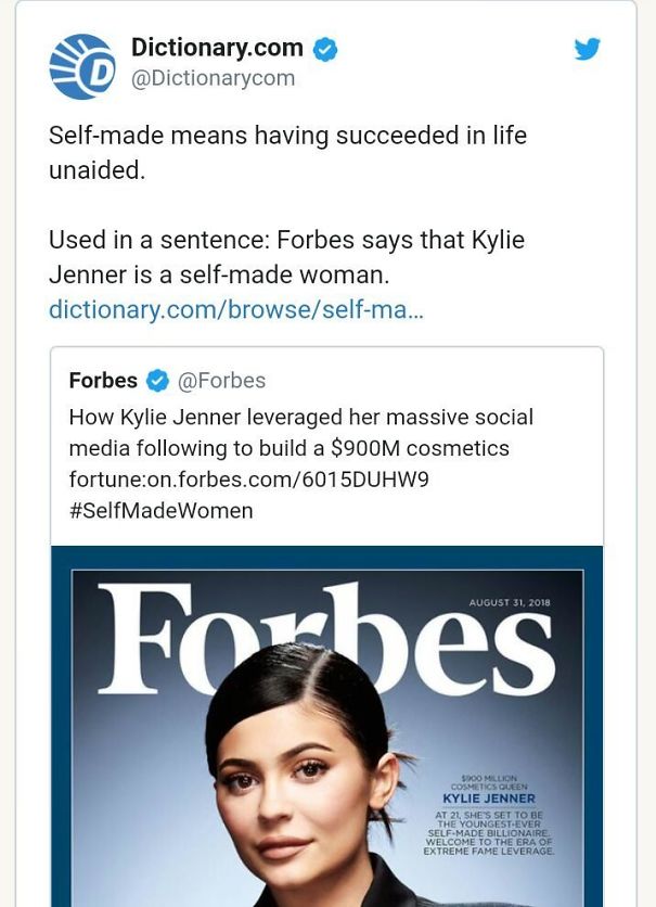 Forbes Getting Called Out For Calling Kylie Jenner A Self-Made Billionaire