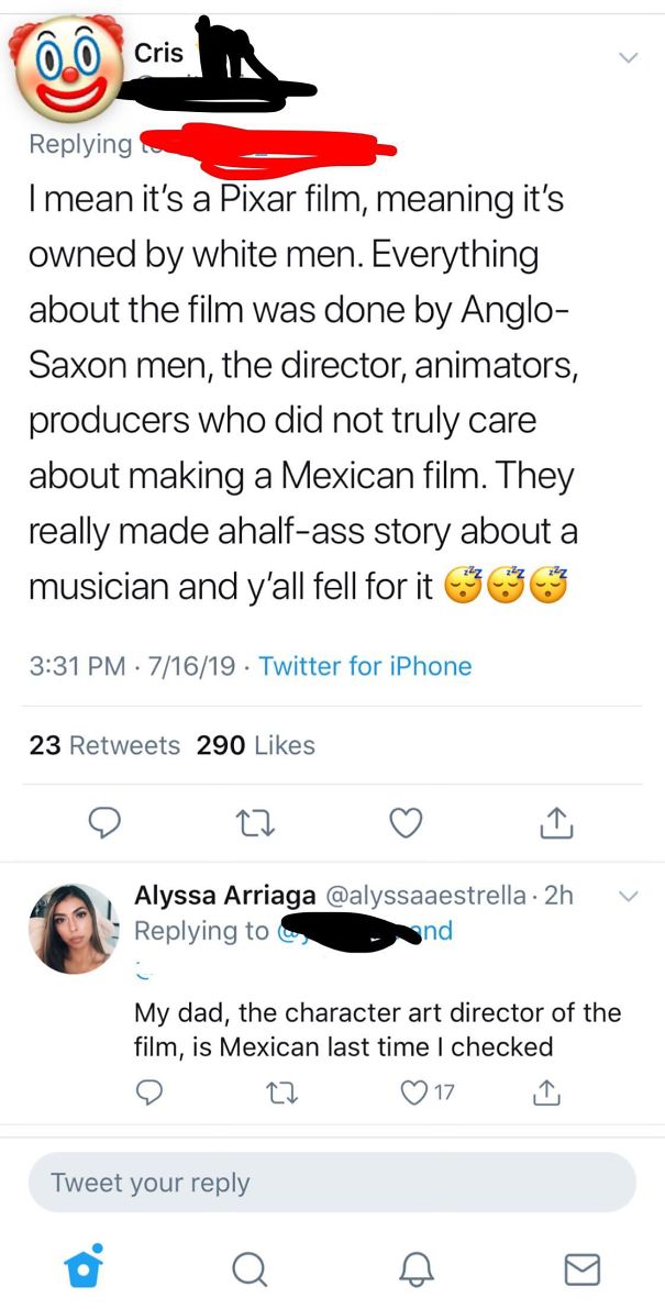 Director’s Daughter Calls Out A Race Baiter