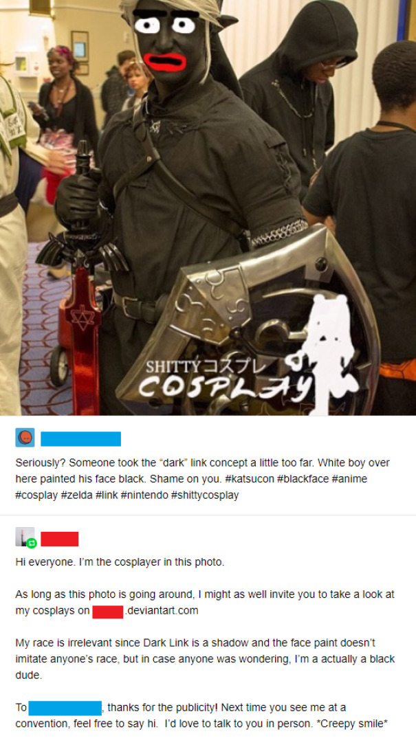White People Can't Cosplay Shadows