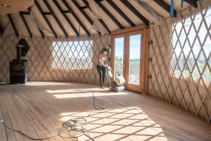 Couple Spends A Year Building Their Dream Yurt And It Looks Amazing