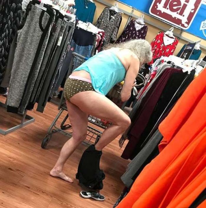 This... Person, Willing To Strip Down In The Middle Of Store Instead Of A Change Room