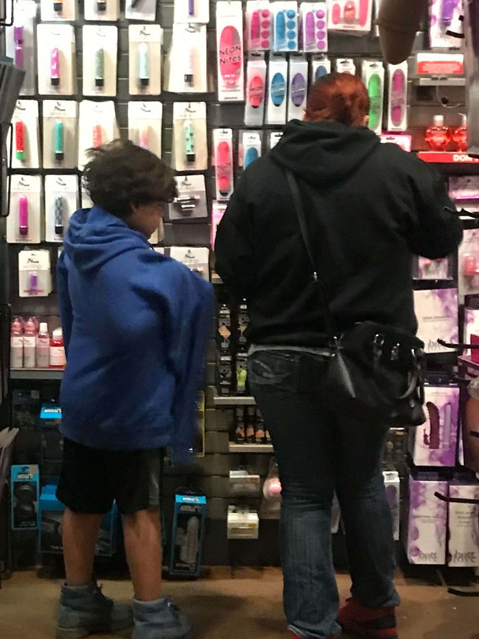 Bringing Your Kid With You To An Adult Toy Shop