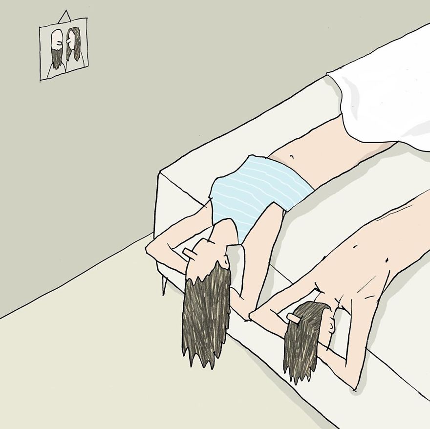 Artist Captures Moments Of Relationships Brightly In Illustrations