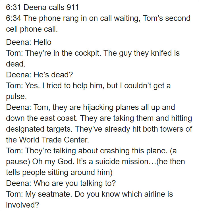 Someone Shared The Last Words Of A Heroic Passenger From One Of The 9/11 Planes