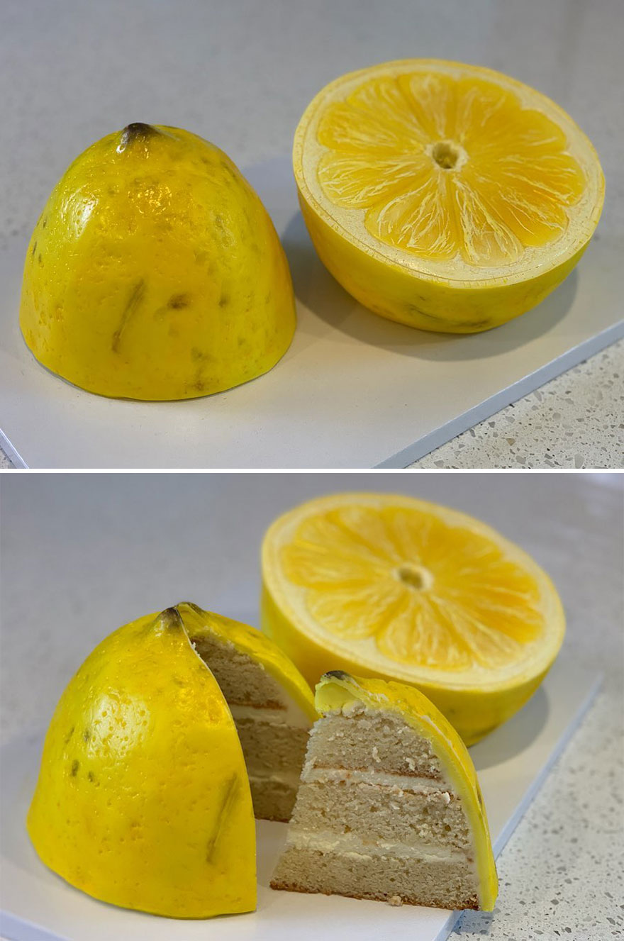 Realistic Lemon Cake