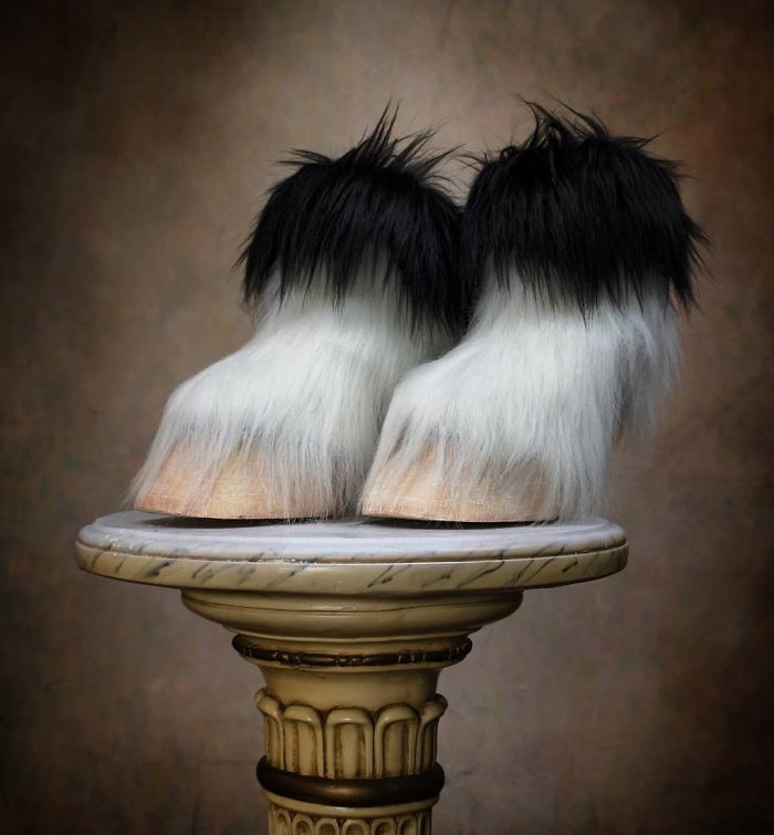 Artist Creates Shoes In The Shape Of Animal Hooves And The Result Is Impressive.