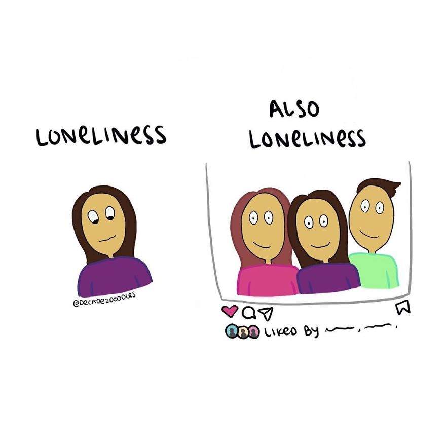 Friendly Reminder That Loneliness Or Struggle Doesn’t Always “Look Like” What You’d Think