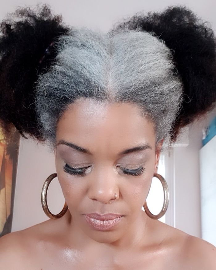 These 30 Women Who Ditched Dyeing Their Hair Look So Good, They May Convince You To Do The Same (New Pics)
