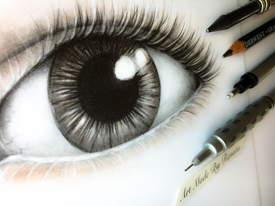 My Eye Drawings - Close Up Details