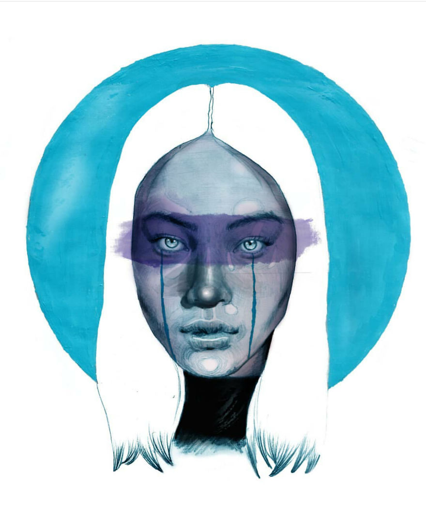 While I Was Studying Psychology, I Suffered A Serious Surgery. That Was When I Started Drawing As A Method To Control Anxiety. While I Was Studying Psychology, I Suffered A Serious Surgery. That Was When I Started Drawing As A Method To Control Anxiety.