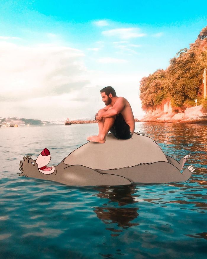 Italian Illustrator Blends Art And Reality And The Result Is A Lot Of Fun