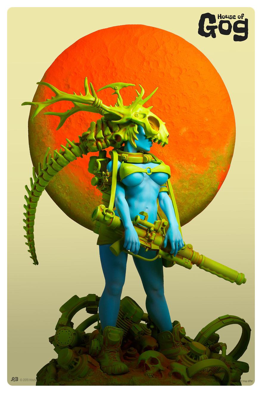 House Of Gog's Debut Art Statue - The Art Of Pascal Blanché House Of Gog's Debut Art Statue - The Art Of Pascal Blanché