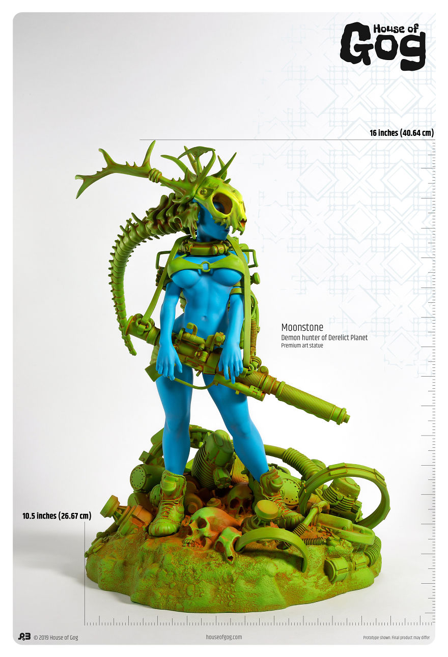 House Of Gog's Debut Art Statue - The Art Of Pascal Blanché House Of Gog's Debut Art Statue - The Art Of Pascal Blanché