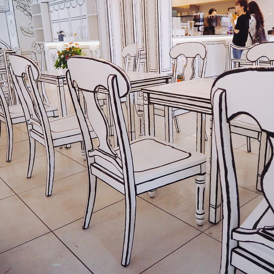This Unusual Cafe In Japan Will Make You Feel Like You Stepped Into A Cartoon (18 Pics)