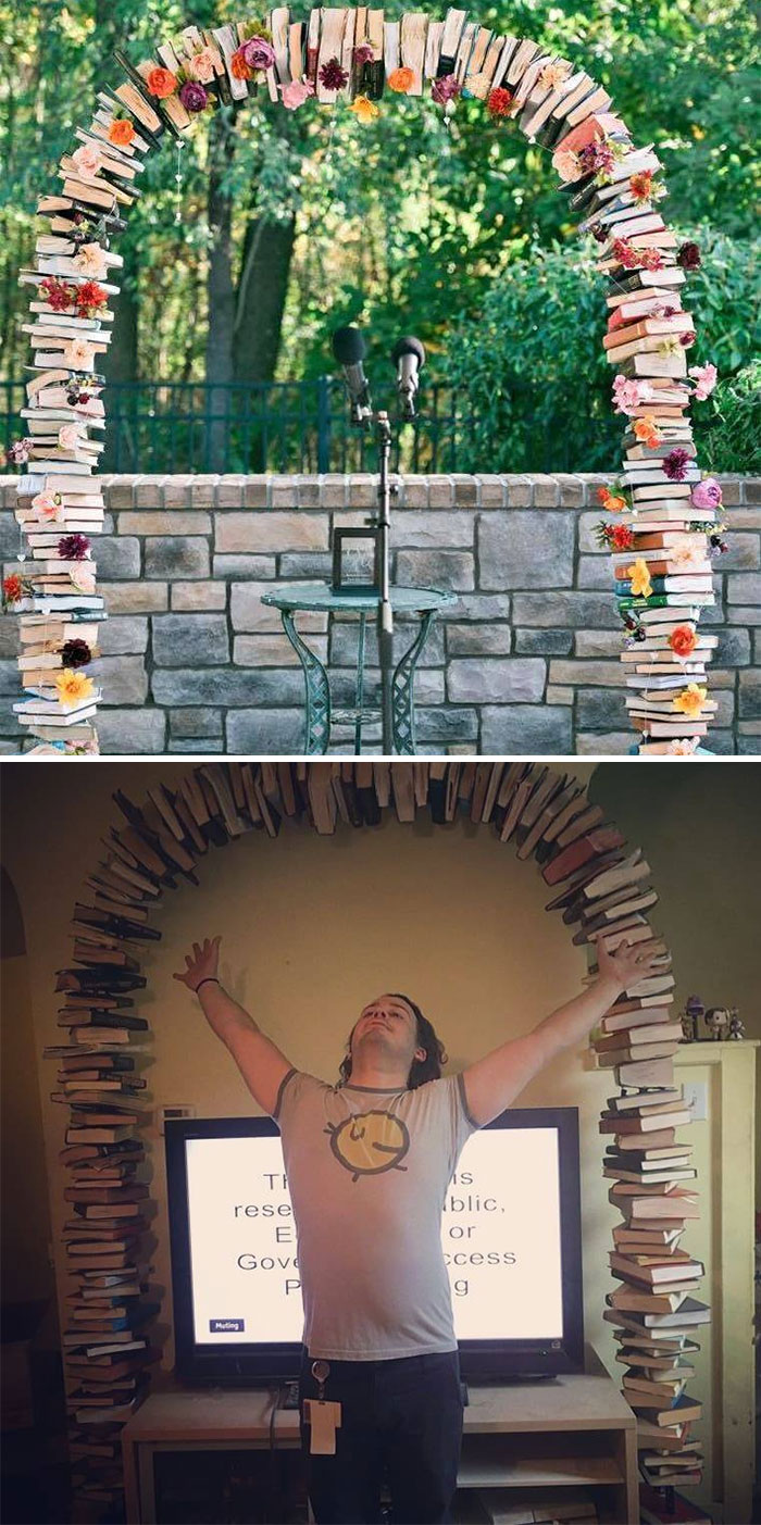 Stumbled Upon This Used Book Arch A Local Couple Kept In Their Barn Outside Pittsburgh A Few Months Ago And Begged My Boyfriend To Let Me Buy It For Our Wedding