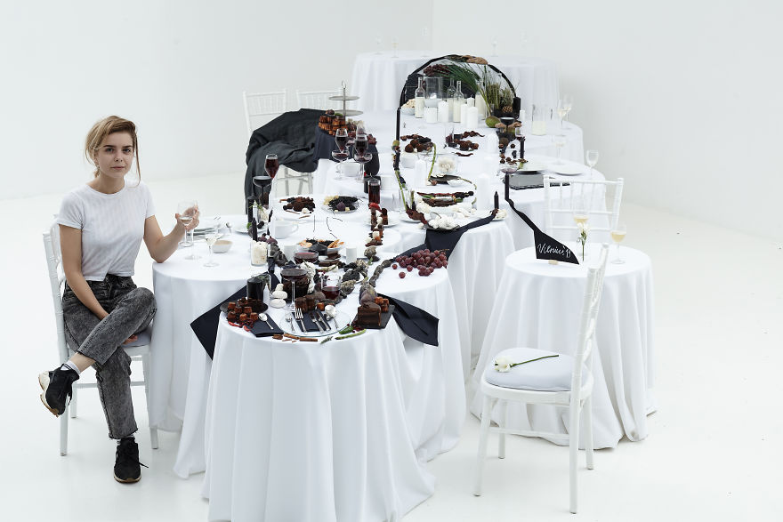 Artist Creates A 3D Food Art Piece Depicting Ronaldo And Messi, In Anticipation Of Their Visit To Vilnius