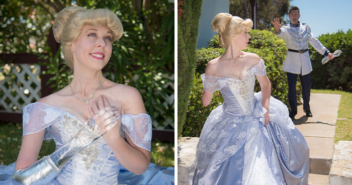 To Encourage A Little Girl Who Was Born Without An Arm, This Woman Shares Stunning Photos Of Herself As Cinderella With A Glass Arm