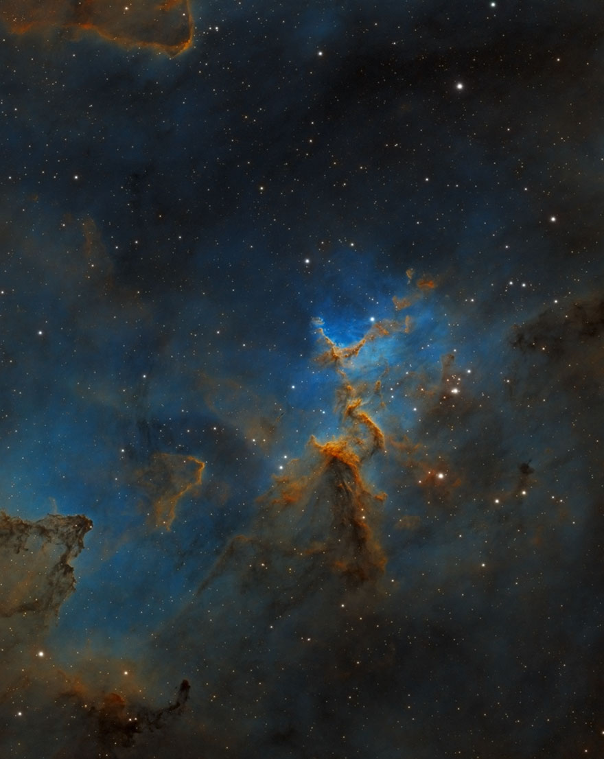 Stars And Nebulae: "Melotte 15 In Cassiopeia - The 'Heart Of The Heart'" By Steve Milne, Barry Wilson