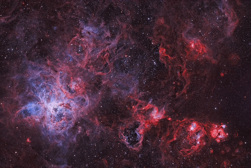 Stars And Nebulae: 'Ngc 2070 - The Tarantula Nebula' By Thomas Klemmer