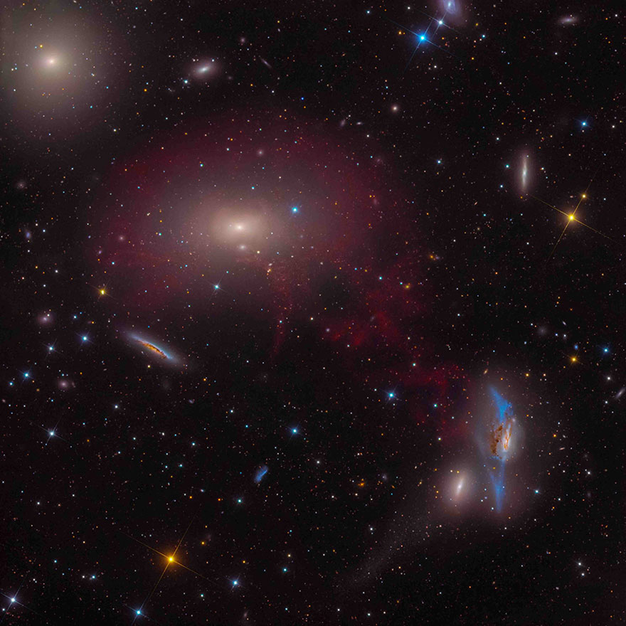 Galaxies: 'Messier 86 Group In Virgo' By Mark Hanson