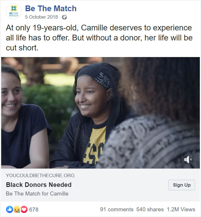 'Black Donors Needed:' People Call This Ad 'Racist', Receive A Calm Answer About Why They're Wrong