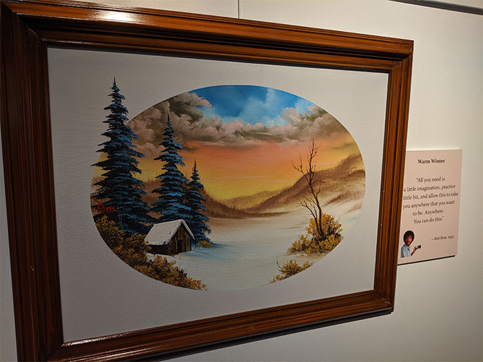 Bob Ross' Paintings Finally Being Recognized in an Exhibition