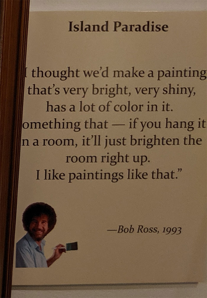 People Are Flooding The Bob Ross Art Exhibition In Virginia And The Captions Are Beyond Wholesome