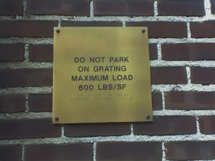 Braille On A No Parking Sign