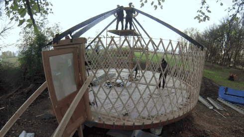 Couple Spends A Year Building Their Dream Yurt And It Looks Amazing