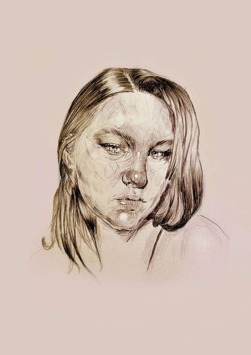 While I Was Studying Psychology, I Suffered A Serious Surgery. That Was When I Started Drawing As A Method To Control Anxiety. While I Was Studying Psychology, I Suffered A Serious Surgery. That Was When I Started Drawing As A Method To Control Anxiety.