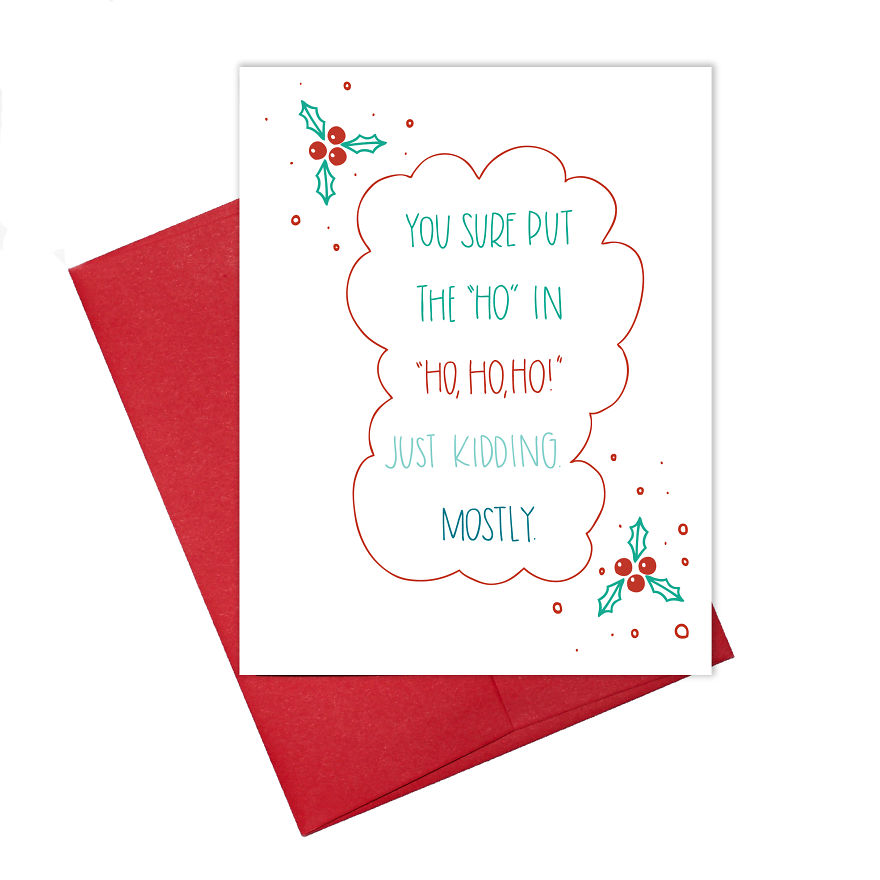 A Bunch Of Brutally Snarky (And True) Christmas & Hannukah Cards To Send This Year