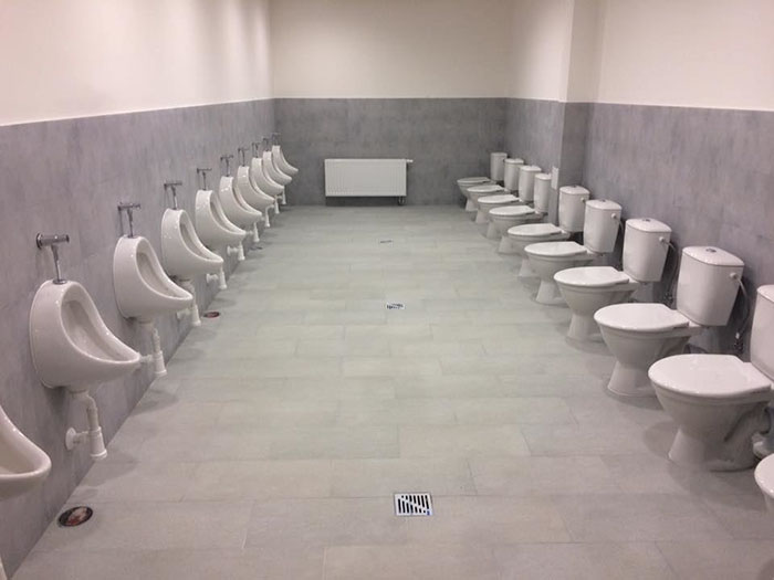 This School Just Renovated The Toilets At Their Gym