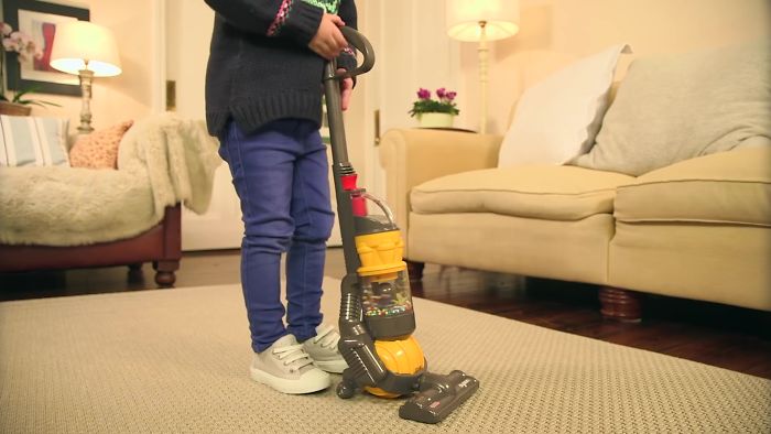 Parents Love This $27 Dyson Vacuum For Kids That Actually Cleans The Floor