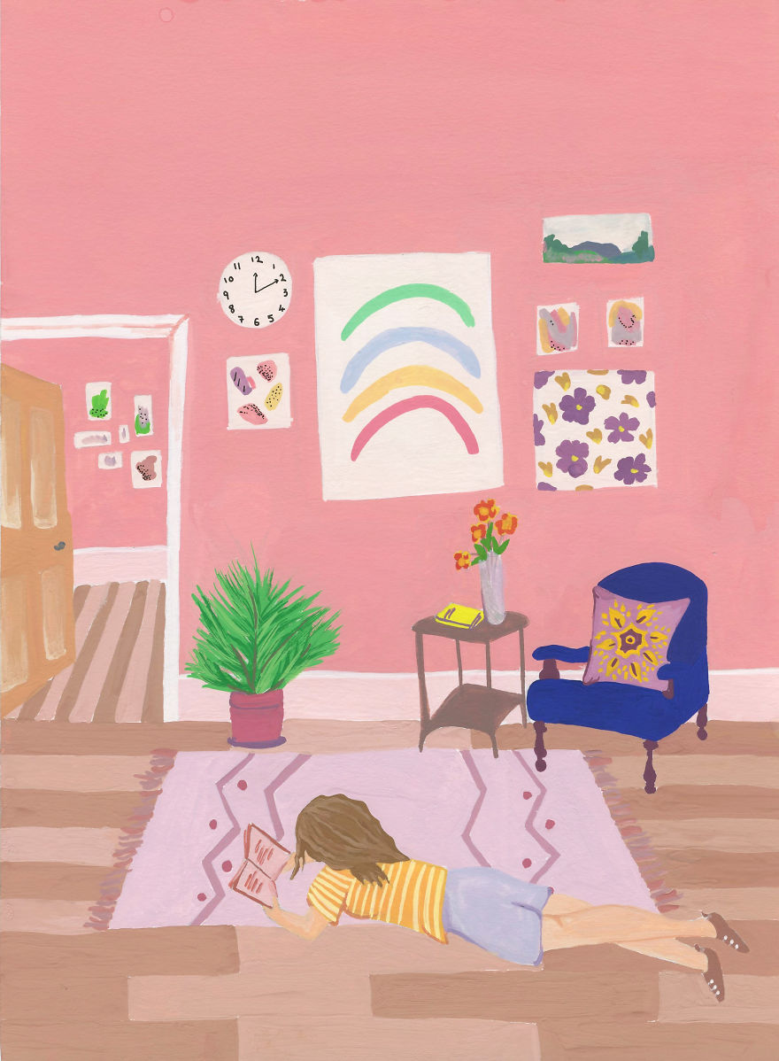 Happy People, Homes And Towns
