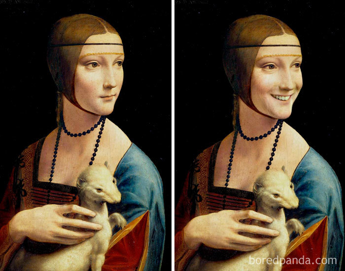 Lady With An Ermine By Leonardo Da Vinci
