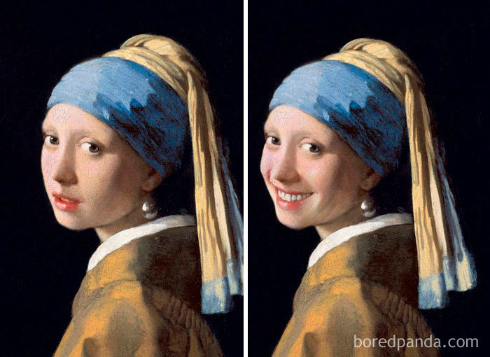 We Re-Imagined These 12 Famous Portraits With A Smile And It