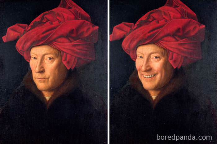 Portrait Of A Man By Jan Van Eyck