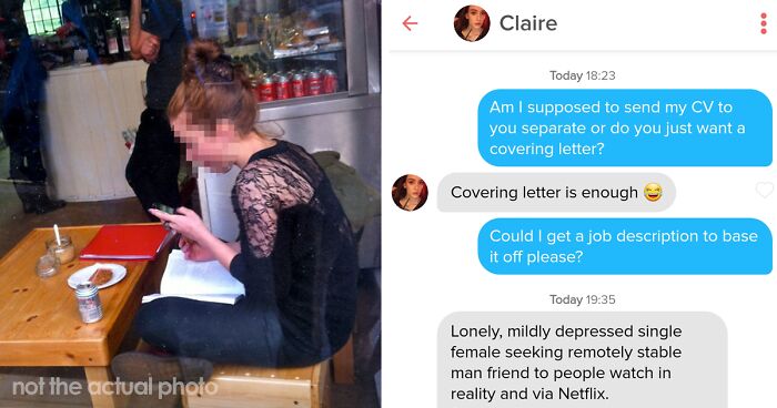 Guy Sends A Cover Letter To His Tinder Match Who S A Business