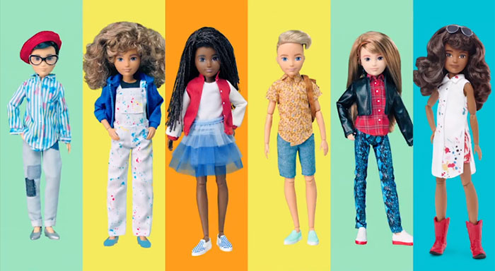 Barbie Manufacturer Launches A Gender Neutral Doll Collection 'Free Of Labels'