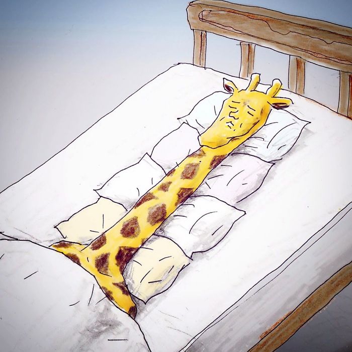 Giraffe-Life-Problems-Illustrations-Keigo