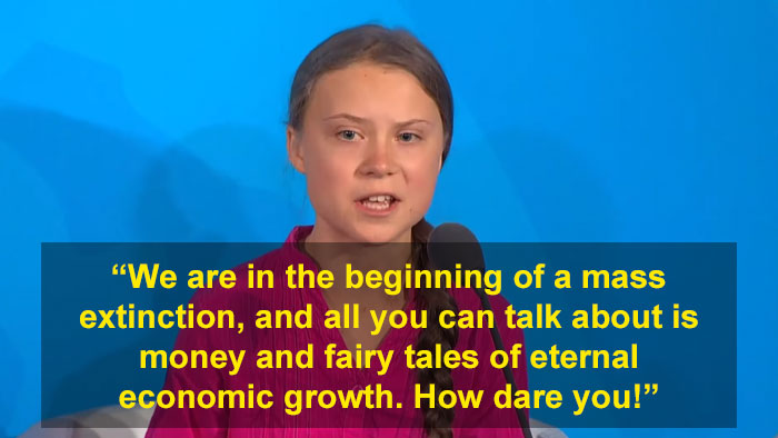 Greta Thunberg's Speech At The UN Climate Summit Is Going Viral Along With Her Death Stare Directed At Trump