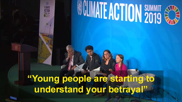Greta Thunberg's Speech At The UN Climate Summit Is Going Viral Along With Her Death Stare Directed At Trump