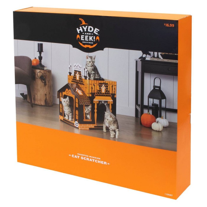 Target Sells Mini Haunted Houses For Cats And They're Purrfect For Halloween