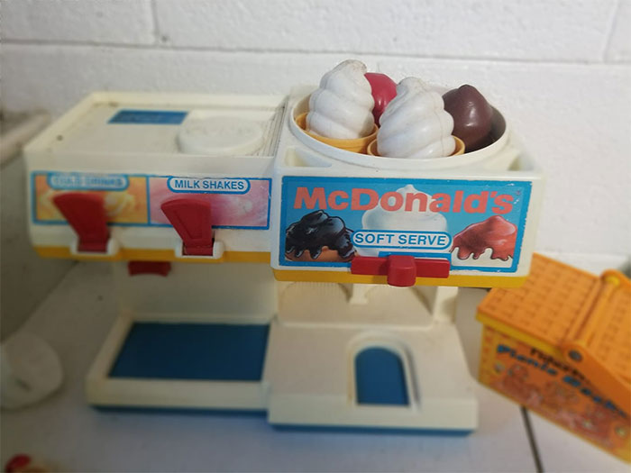 My Grammy Has Been Collecting Toys Since The '60s When She Started An In Home Daycare. I Give To You The Only Working Mcdonalds Ice Cream Machine In Asheville, Nc!