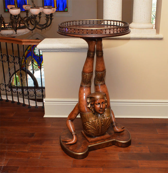 This Unusual Table Was At An Estate Sale Auction I Attended. Sold For $750